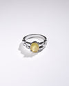 Rolex Yellow Sapphire (Pukhraj) Ring in 925 Sterling Silver - Urja