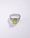 Vintage Yellow Sapphire (Pukhraj) Ring in 925 Sterling Silver - Urja