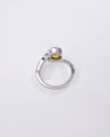 Cosmic Yellow Sapphire (Pukhraj) Ring in 925 Sterling Silver - Shakti