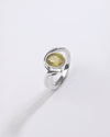 Cosmic Yellow Sapphire (Pukhraj) Ring in 925 Sterling Silver - Shakti