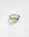 Charming Yellow Sapphire (Pukhraj) Ring in 925 Sterling Silver - Urja