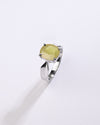 Charming Yellow Sapphire (Pukhraj) Ring in 925 Sterling Silver - Urja