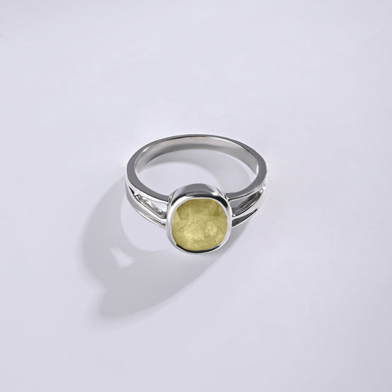 Which Finger to Wear Pukhraj Ring in Silver from Myra Gems