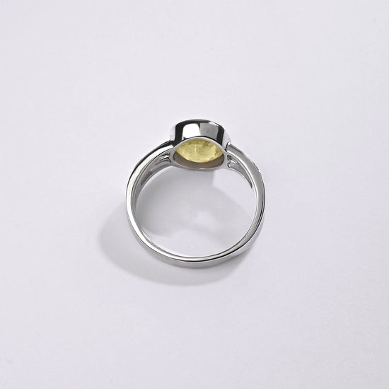 Which Finger to Wear Pukhraj Ring in Silver from Myra Gems