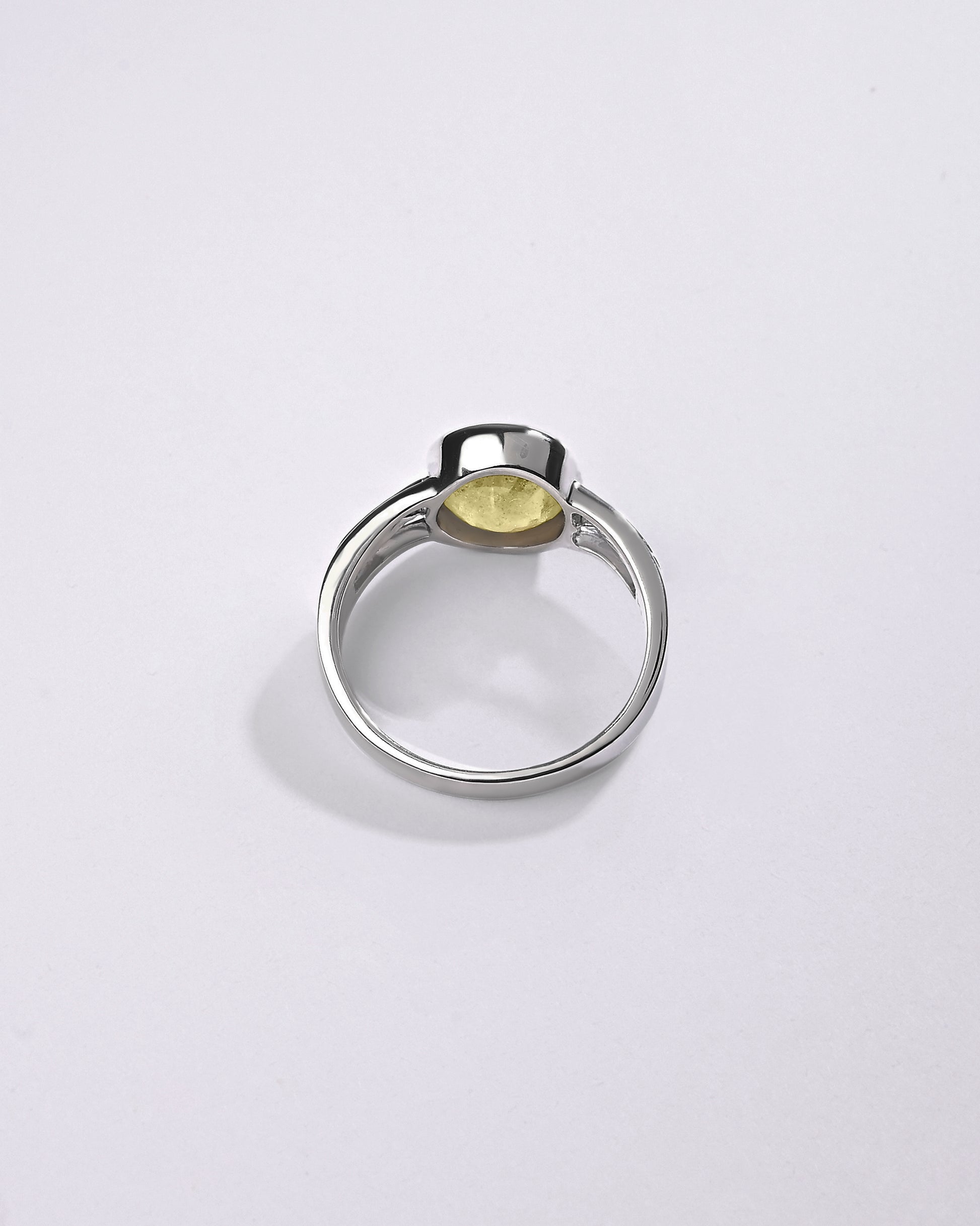 Which Finger to Wear Pukhraj Ring in Silver from Myra Gems