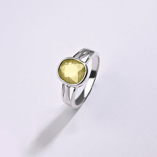 Which Finger to Wear Pukhraj Ring in Silver from Myra Gems