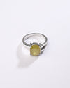 Majestic Yellow Sapphire (Pukhraj) Ring in 925 Sterling Silver - Urja