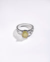 Supreme Yellow Sapphire (Pukhraj) Ring in 925 Sterling Silver - Urja