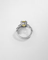 Rolex Yellow Sapphire (Pukhraj) Ring in 925 Sterling Silver - Nexa