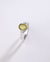 Natural Yellow Sapphire (Pukhraj) Ring in 925 Sterling Silver - Shakti
