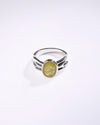 Yellow sapphire ring design for men