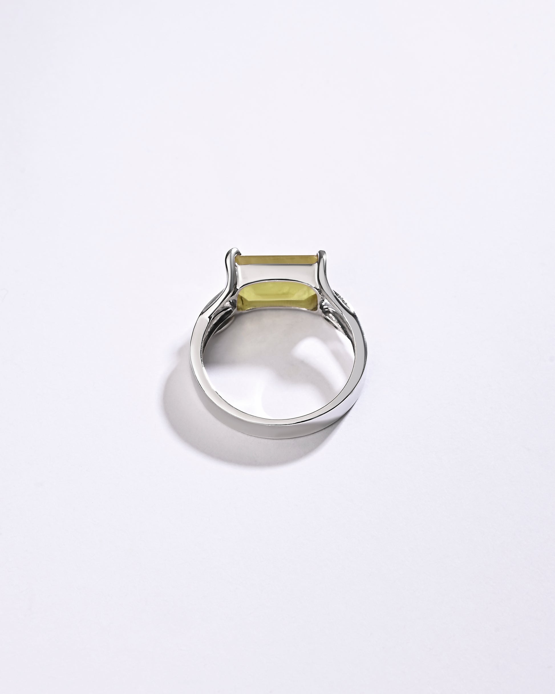 Authentic Certified Yellow Sapphire Ring from Myra Gems