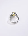 Victorian Yellow Sapphire (Pukhraj) Ring in 925 Sterling Silver - Urja