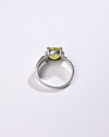 Deluxe Yellow Sapphire (Pukhraj) Ring in 925 Sterling Silver - Urja
