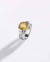 Royal Golden Topaz (Sunahara Pukhraj) Ring in 925 Sterling Silver - Urja