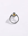 Natural Golden Topaz (Sunahara Pukhraj) Ring in 925 Sterling Silver - Shakti Dr