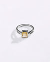 Grace Golden Topaz (Sunahara Pukhraj) Ring in 925 Sterling Silver - Urja Sq