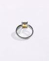 Grace Golden Topaz (Sunahara Pukhraj) Ring in 925 Sterling Silver - Urja Sq