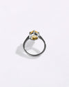 Minimalist Golden Topaz (Sunahara Pukhraj) Ring in 925 Sterling Silver - Astra