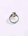 Natural Golden Topaz (Sunahara Pukhraj) Ring in 925 Sterling Silver - Urja