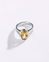 Heirloom Golden Topaz (Sunahara Pukhraj) Ring in 925 Sterling Silver - Shakti