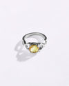 Powerful Golden Topaz (Sunahara Pukhraj) Ring in 925 Sterling Silver - Urja