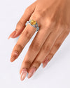 Powerful Golden Topaz (Sunahara Pukhraj) Ring in 925 Sterling Silver - Urja