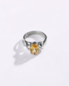 Unique Golden Topaz (Sunahara Pukhraj) Ring in 925 Sterling Silver - Urja