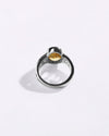 Cherished Golden Topaz (Sunahara Pukhraj) Ring in 925 Sterling Silver - Shakti