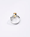 Celestial Golden Topaz (Sunahara Pukhraj) Ring in 925 Sterling Silver - Urja