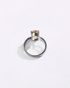 Grace Golden Topaz (Sunahara Pukhraj) Ring in 925 Sterling Silver - Urja