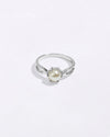 Grace Pearl (Moti) Ring in 925 Silver - Round Astra