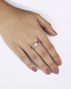 Grace Pearl (Moti) Ring in 925 Silver - Round Astra