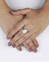 Grace Fire Opal (Doodhiya) Ring in 925 Silver - Shakti
