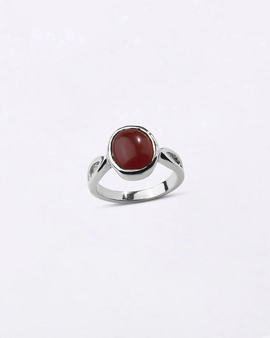 Grace Hakik (Agate) Ring in 925 Sterling Silver - Shakti