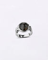 Exotic Hakik (Agate) Ring in 925 Sterling Silver - Shakti