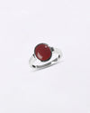 Natural Hakik (Agate) Ring in 925 Sterling Silver - Shakti