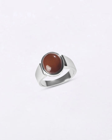 Heirloom Hakik (Agate) Ring in 925 Sterling Silver - Shakti