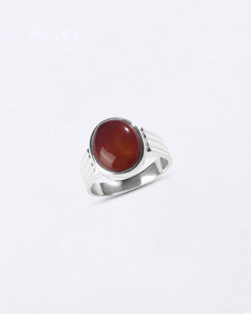 Vintage Hakik (Agate) Ring in 925 Sterling Silver - Shakti