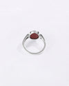 Natural Hakik (Agate) Ring in 925 Sterling Silver - Shakti