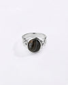 Exotic Hakik (Agate) Ring in 925 Sterling Silver - Shakti