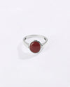 Natural Hakik (Agate) Ring in 925 Sterling Silver - Shakti