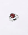 Celestial Hakik (Agate) Ring in 925 Sterling Silver - Round Shakti