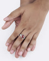 Celestial Hakik (Agate) Ring in 925 Sterling Silver - Round Shakti