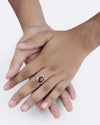 Vintage Hakik (Agate) Ring in 925 Sterling Silver - Shakti