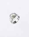 Heirloom Pearl (Moti) Ring in 925 Silver - Round Shakti
