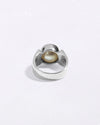 Heirloom Pearl (Moti) Ring in 925 Silver - Round Shakti