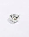 Heirloom Pearl (Moti) Ring in 925 Silver - Round Shakti