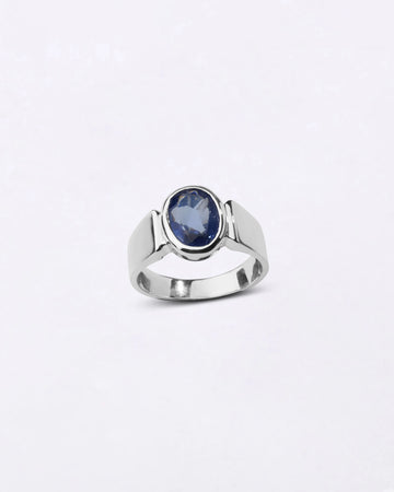 Heirloom Iolite (Neeli) Ring in 925 Sterling Silver - Shakti