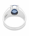 Statement Iolite (Neeli) Ring in 925 Sterling Silver - Urja